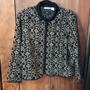 Preswick & Moore Petite Full Zip Patterned Coat